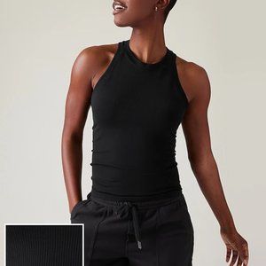 Athleta's Renew Seamless Racerback Tank - True Black